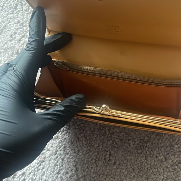 Vintage Celine brown Macadam wallet - Picture 8 of 11